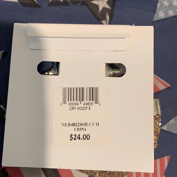 CRYSTAL ENERGY SWAROVSKI HOOPS HEALING WELLNESS - Picture 4 of 4